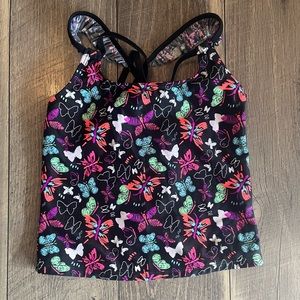 ☀️🧡🙋‍♀️NWOT So Girls Bathing Suit Top Size 7/8
